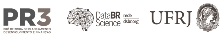 PR3 — Pró-Reitoria de Planejamento, Desenvolvimento e Finanças · DataBR Science, rede dsbr.org · UFRJ